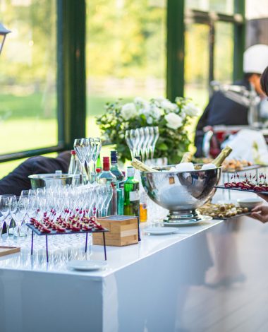 Traiteur à une réception